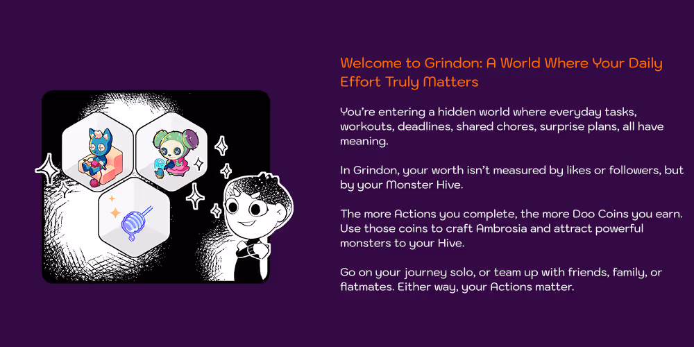 Pick N Doo story frame 1 horizontal layout